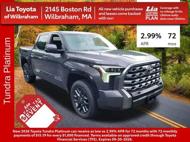 2026 Toyota Tundra Platinum CrewMax 5.5 Bed for sale in Wilbraham, MA