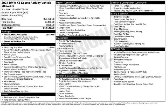 2024 BMW X5 sDrive40i for sale in Fort Myers, FL