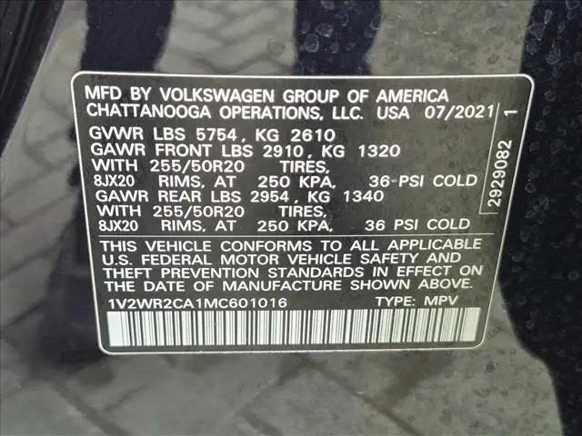 2021 Volkswagen Atlas 3.6L V6 SE w/Technology