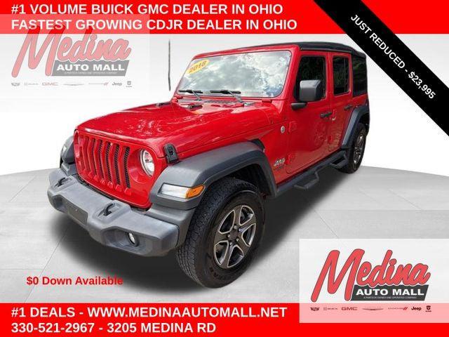 2018 Jeep Wrangler Unlimited Sport S 4x4 for sale in Medina, OH
