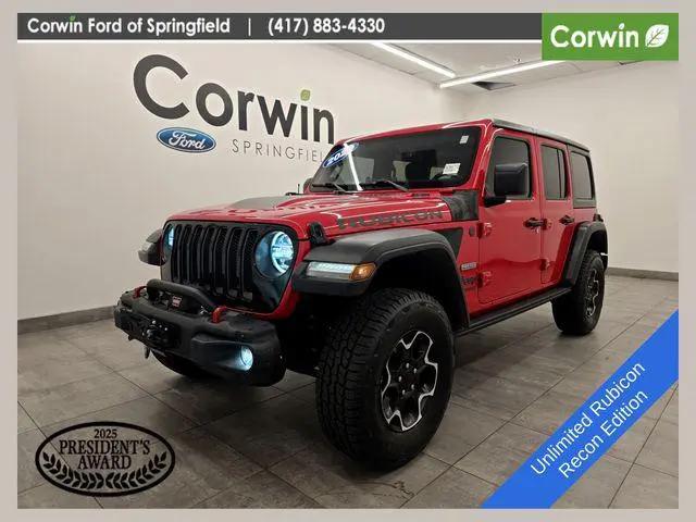 2020 Jeep Wrangler Rubicon Recon 4x4 for sale in Springfield, MO