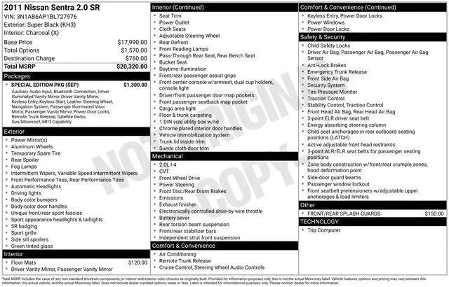 2011 Nissan Sentra for sale near Millersburg, OH
