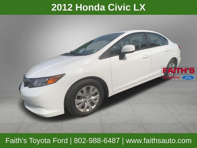 2012 Honda Civic LX for sale in Westminster, VT