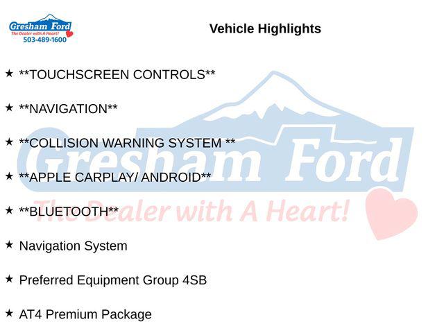 2022 GMC Sierra 1500 Limited 4WD Crew Cab Short Box AT4
