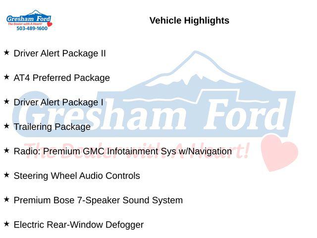 2022 GMC Sierra 1500 Limited 4WD Crew Cab Short Box AT4