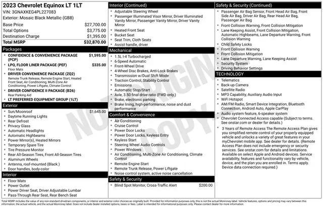 2023 Chevrolet Equinox FWD LT for sale in Norwalk, OH
