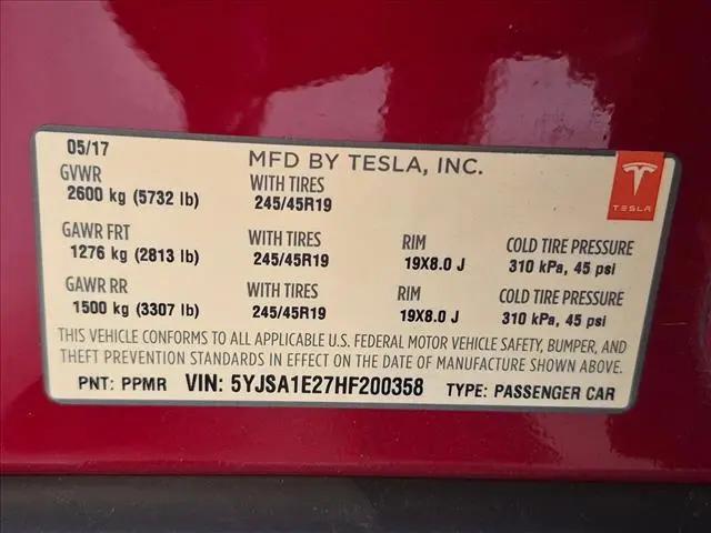 2017 Tesla Model S 75D