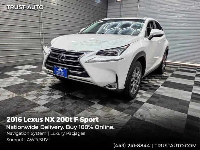 2016 Lexus NX 200t F Sport for sale in Sykesville, MD