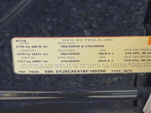 2019 Tesla Model X Performance