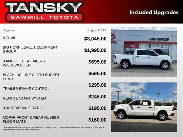 2023 Ram 1500 Big Horn Crew Cab 4x4 57 Box