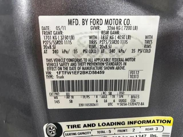 2011 Ford F-150 FX4