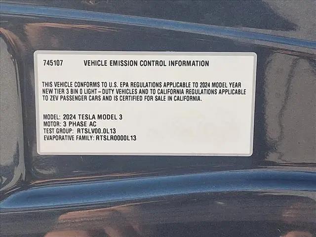 2024 Tesla Model 3 Standard