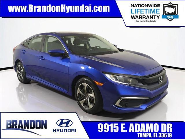 2021 Honda Civic LX for sale in TAMPA, FL