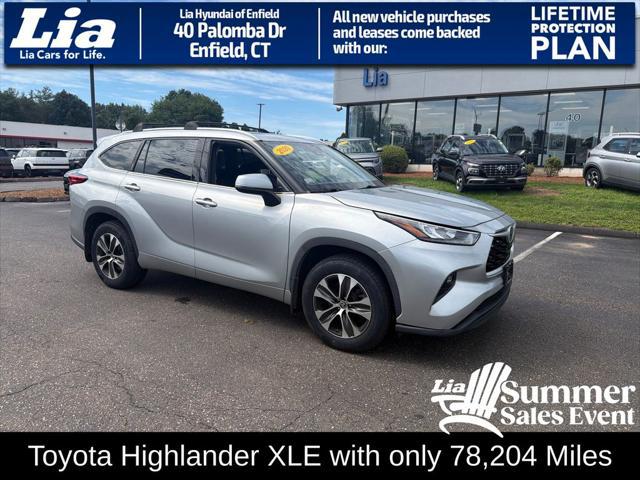 2020 Toyota Highlander XLE for sale in ENFIELD, CT
