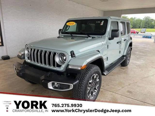 2024 Jeep Wrangler 4-Door Sahara 4x4 for sale in Crawfordsville, IN