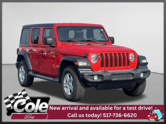 2019 Jeep Wrangler Unlimited Sport S 4x4 for sale in Coldwater, MI