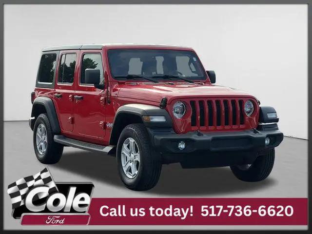 2019 Jeep Wrangler Unlimited Sport S 4x4 for sale in Coldwater, MI