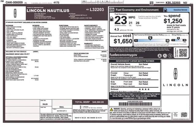 2019 Lincoln Nautilus Select for sale in Fort Myers, FL