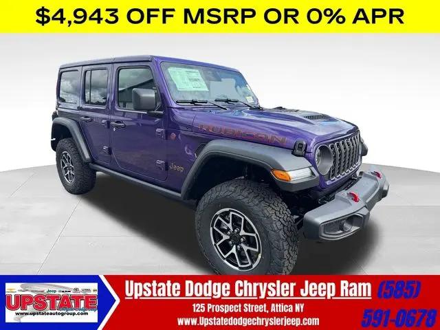 2026 Jeep Wrangler 4-Door Rubicon 4x4 for sale in Attica, NY