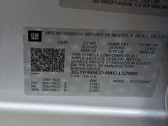 2021 GMC Sierra 1500 2WD Crew Cab Short Box SLE
