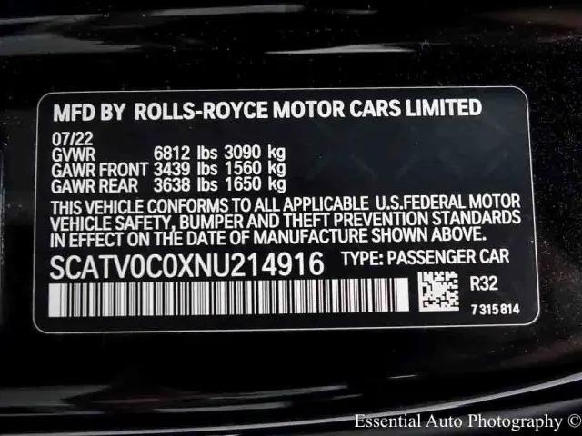 2022 Rolls-Royce Ghost Standard