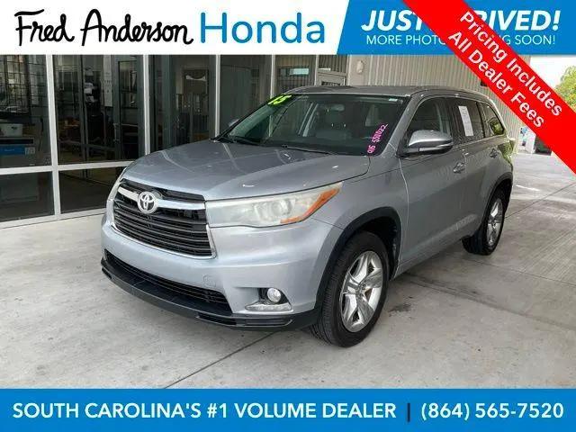 2015 Toyota Highlander Limited V6 for sale in Greenville, SC