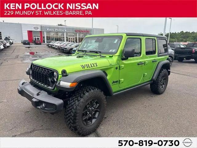 2026 Jeep Wrangler 4-Door Willys 4x4 for sale in Wilkes-Barre, PA
