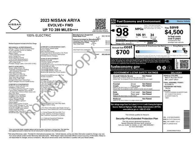 2023 Nissan ARIYA EVOLVE+ for sale near Dayton, OH