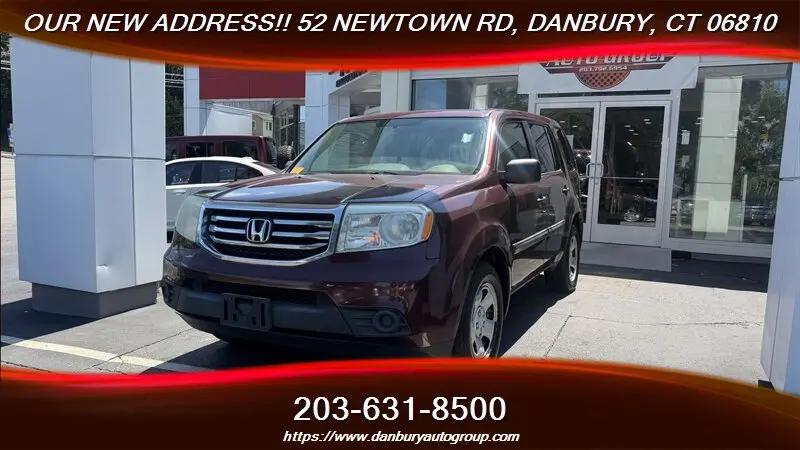 2013 Honda Pilot LX for sale in DANBURY, CT