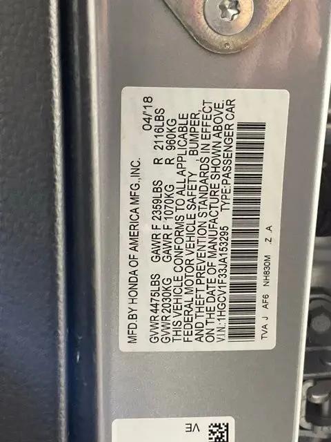 2018 Honda Accord Sport