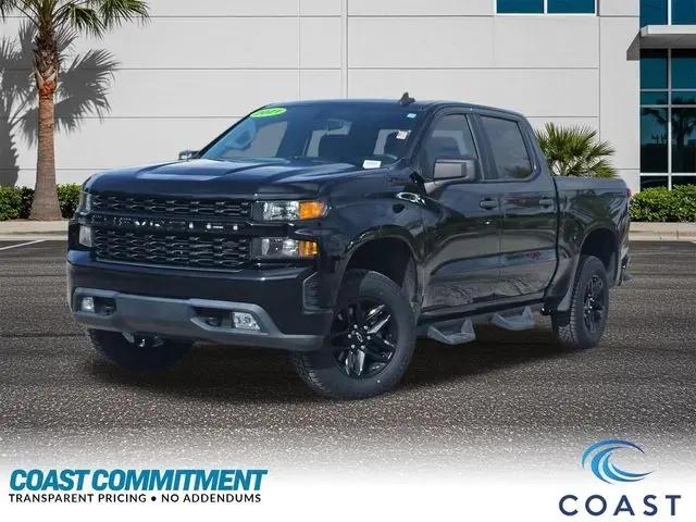 2021 Chevrolet Silverado 1500 4WD Crew Cab Short Bed Custom Trail Boss for sale in Port Richey, FL
