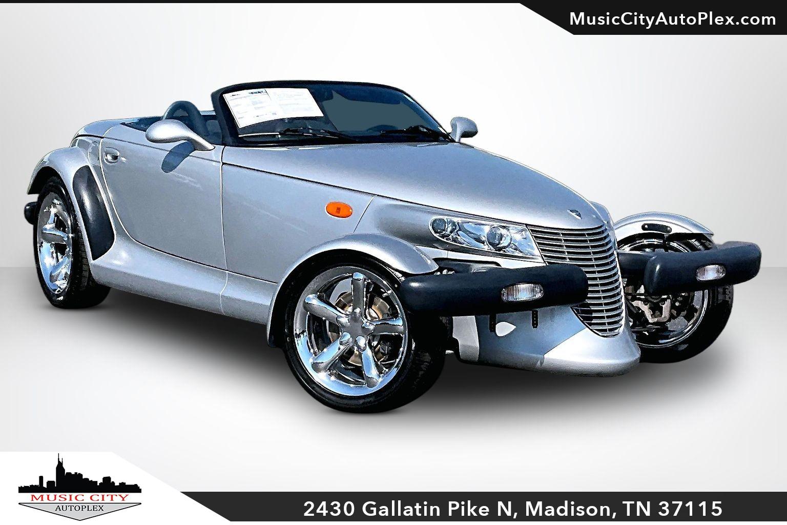 Silver 2001 Plymouth Prowler Convertible Rear-Wheel Drive Automatic
