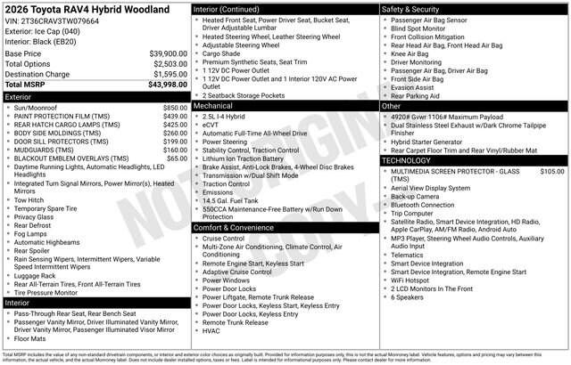 2026 Toyota RAV4 Woodland for sale in Joplin, MO