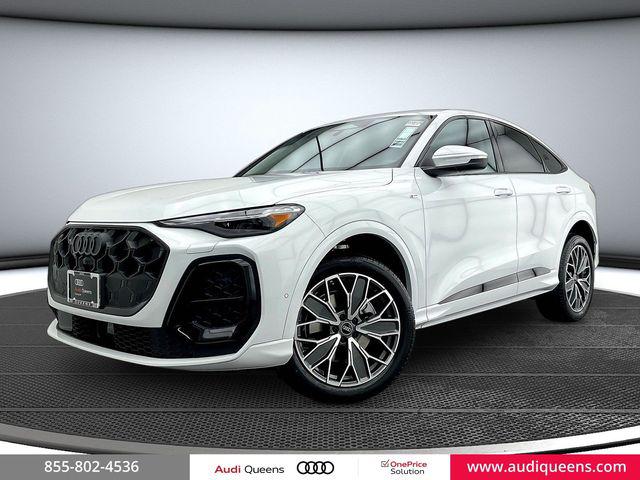 Glacier White metallic 2026 Audi Q5 Sportback Sedan All-Wheel Drive Automatic