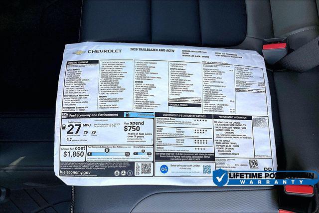 2026 Chevrolet TrailBlazer AWD ACTIV