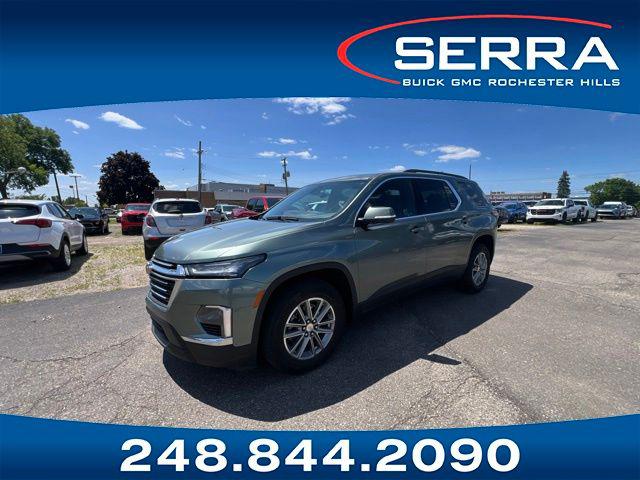 Silver Sage Metallic 2023 Chevrolet Traverse SUV / Crossover Four-Wheel Drive Automatic
