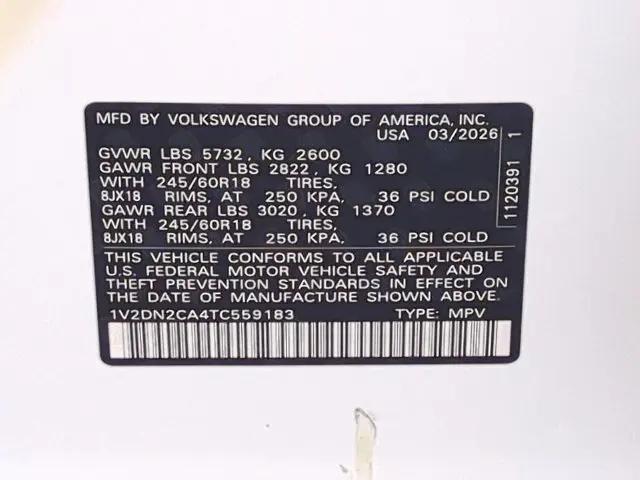 2026 Volkswagen Atlas SE