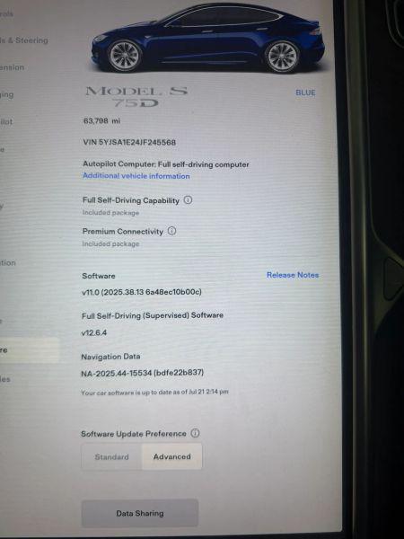 2018 Tesla Model S 75D