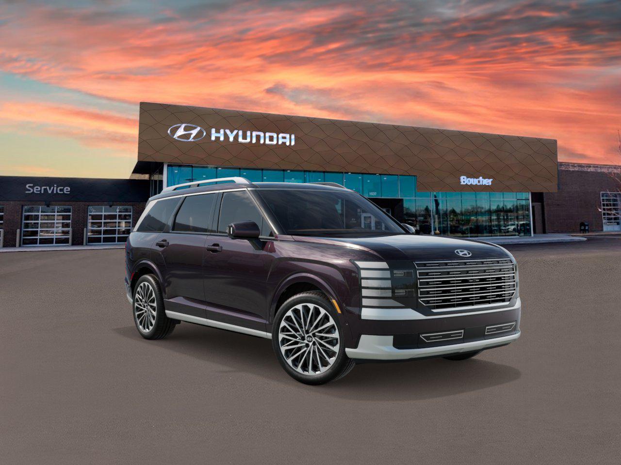 New 2027 Galaxy Maroon Pearl Hyundai Calligraphy image 2