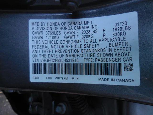 2020 Honda Civic Sport