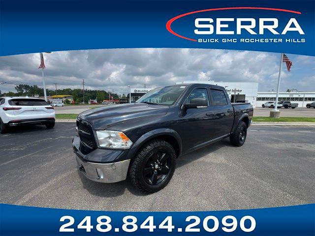 Gray (Steel Metallic) 2014 RAM 1500 Pickup Truck Four-Wheel Drive Automatic