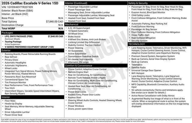 2026 Cadillac Escalade V for sale in Raynham, MA