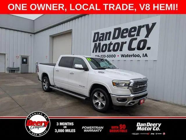 2021 Ram 1500 Laramie Crew Cab 4x4 5'7" Box for sale in Waterloo, IA