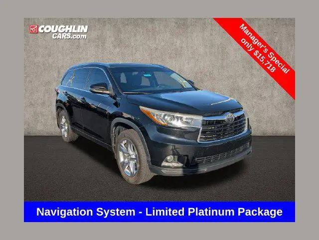2015 Toyota Highlander Limited Platinum V6 for sale near Heath, OH
