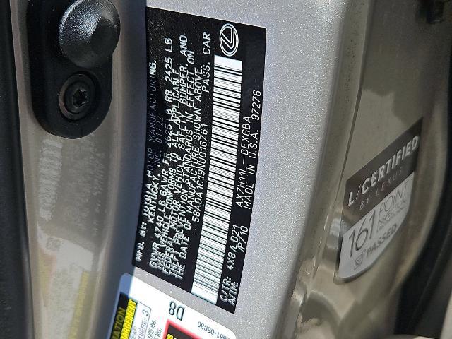 2022 Lexus ES 300h Base