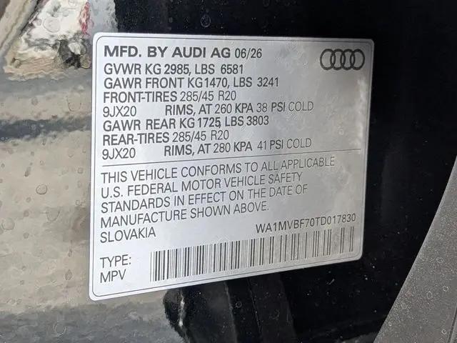 2026 Audi Q7 Premium Plus S line TFSI quattro tiptronic