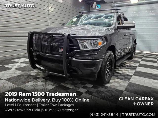 2019 Ram 1500 Tradesman Crew Cab 4x4 5'7" Box for sale in Sykesville, MD