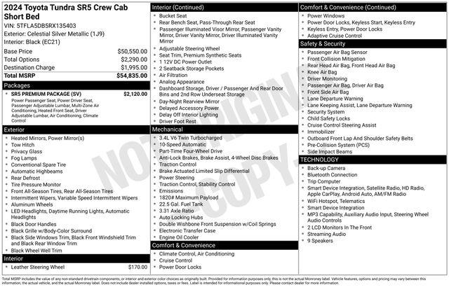 Used 2024 Toyota Tundra SR5 For Sale in Olive Branch, MS