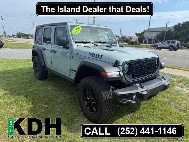 2026 Jeep Wrangler 4-Door Willys 4x4 for sale in Kill Devil Hills, NC