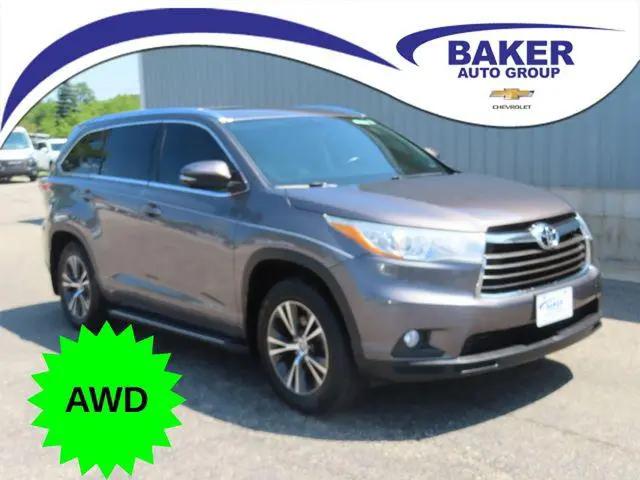 2016 Toyota Highlander XLE V6 for sale in Cadillac, MI